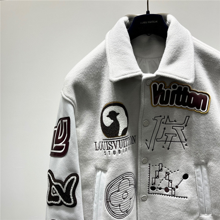 2023fw LV Real Leather Jacket Top Version - DEEPREPS