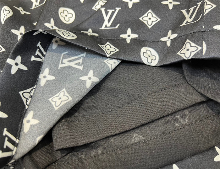 2023fw LV Silk Shirt Shorts Top Version - DEEPREPS