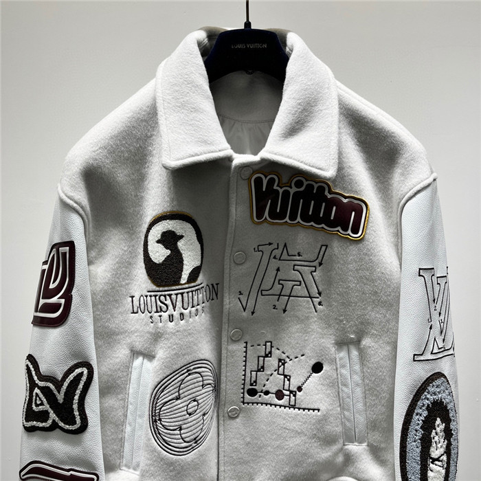2023fw LV Real Leather Jacket Top Version - DEEPREPS