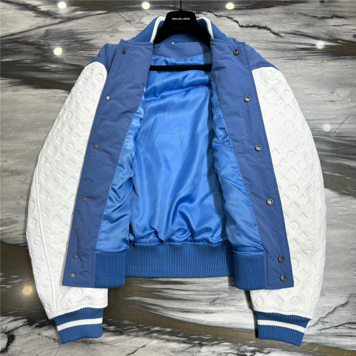 2023fw LV Real Leather Jacket Top Version - DEEPREPS