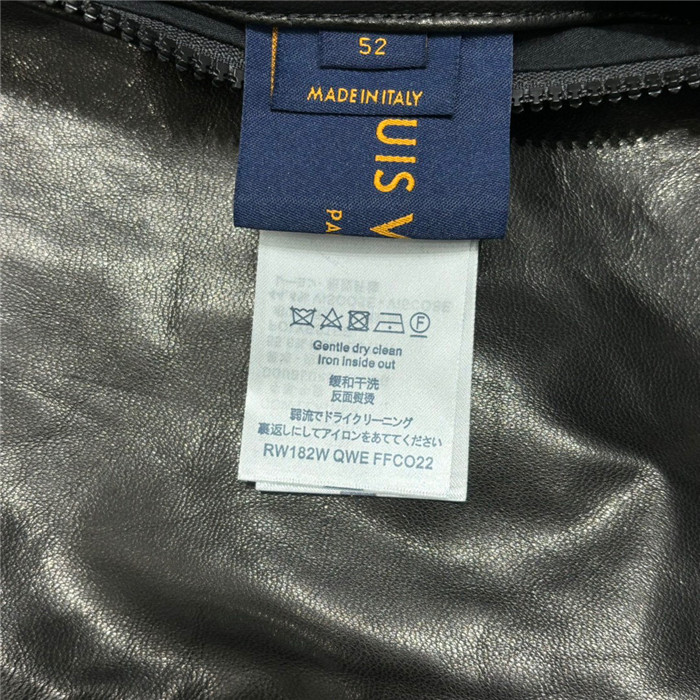 2023fw LV Real Leather Jacket Top Version - DEEPREPS