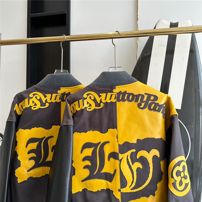 2023fw LV Real Leather Jacket Top Version - DEEPREPS