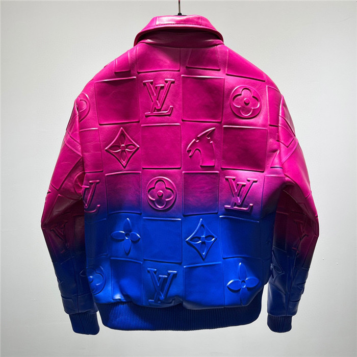 2023fw LV Real Leather Jacket Top Version - DEEPREPS