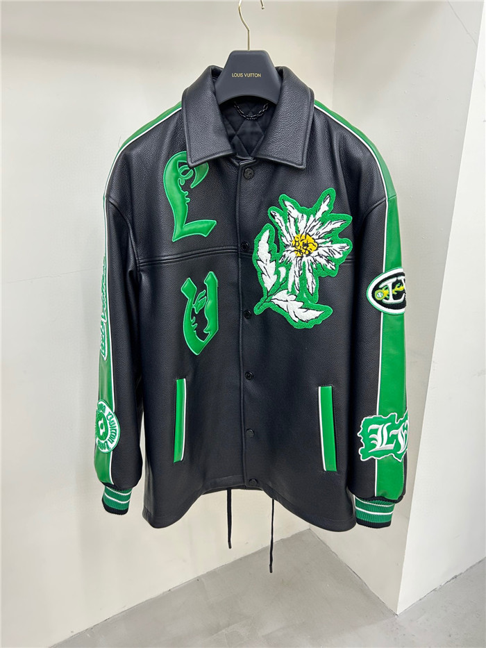 2023SS LV Real Leather Jacket Top Version - DEEPREPS