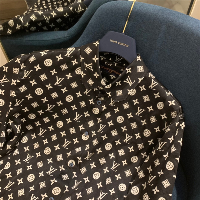 2023fw LV Silk Shirt Shorts Top Version - DEEPREPS