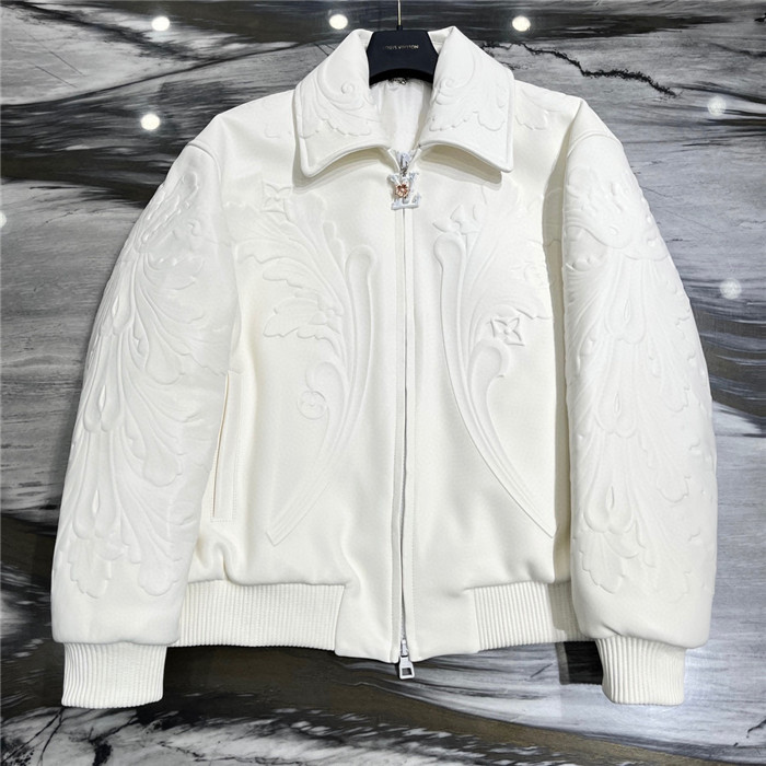 2023fw LV Real Leather Jacket Top Version - DEEPREPS
