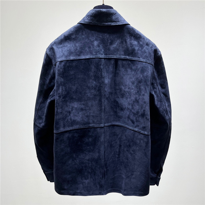 2023fw LV Real Leather Jacket Top Version - DEEPREPS