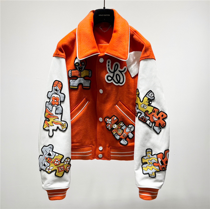 2023fw LV Real Leather Jacket Top Version - DEEPREPS