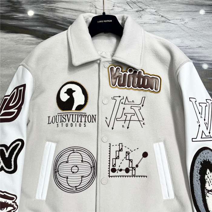 2023fw LV Real Leather Jacket Top Version - DEEPREPS