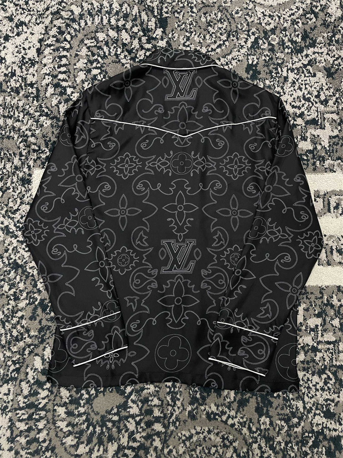 2024fw LV Silk Shirt Top Version - DEEPREPS
