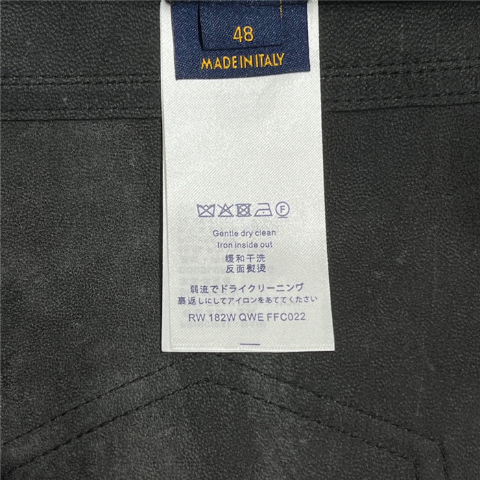 2023fw LV Real Leather Jacket Top Version - DEEPREPS