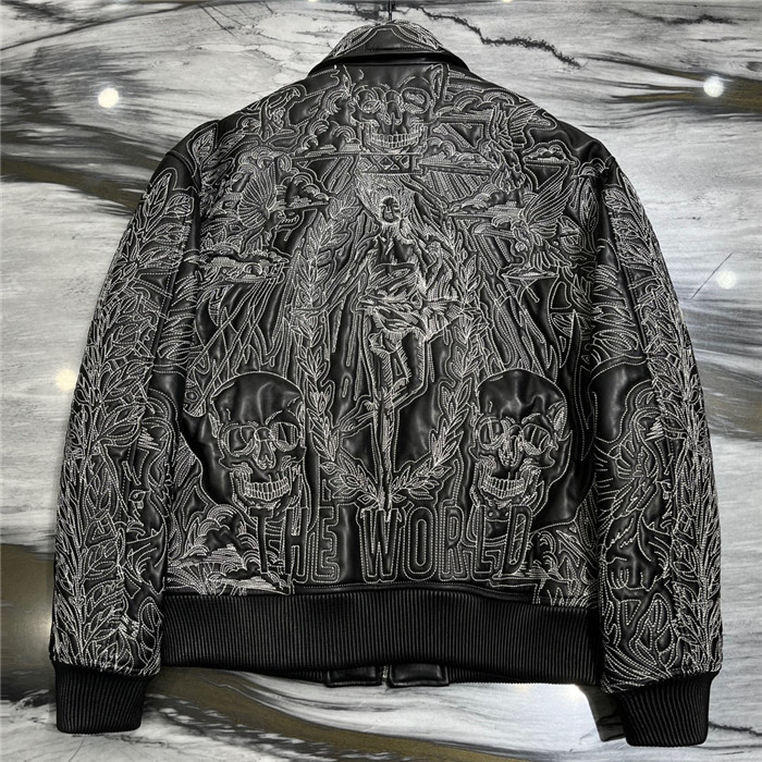 2023fw LV Real Leather Jacket Top Version - DEEPREPS