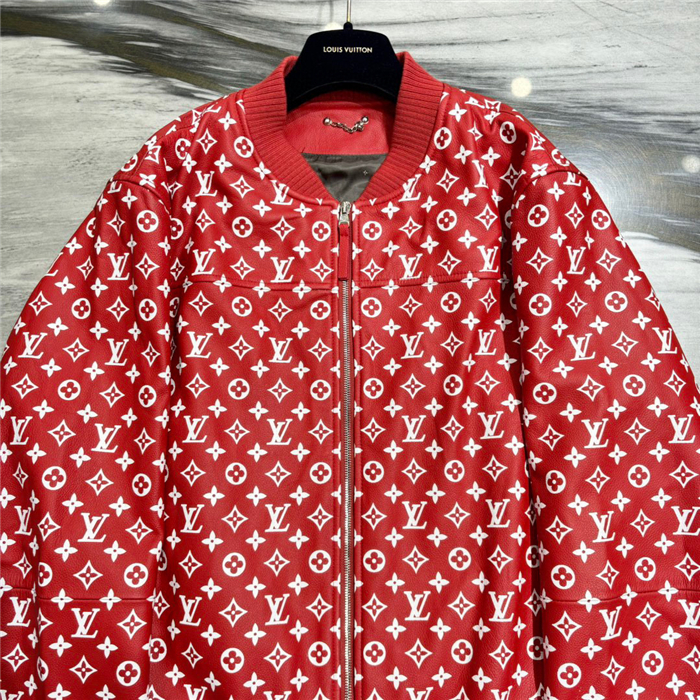 2023fw LV Real Leather Jacket Top Version - DEEPREPS