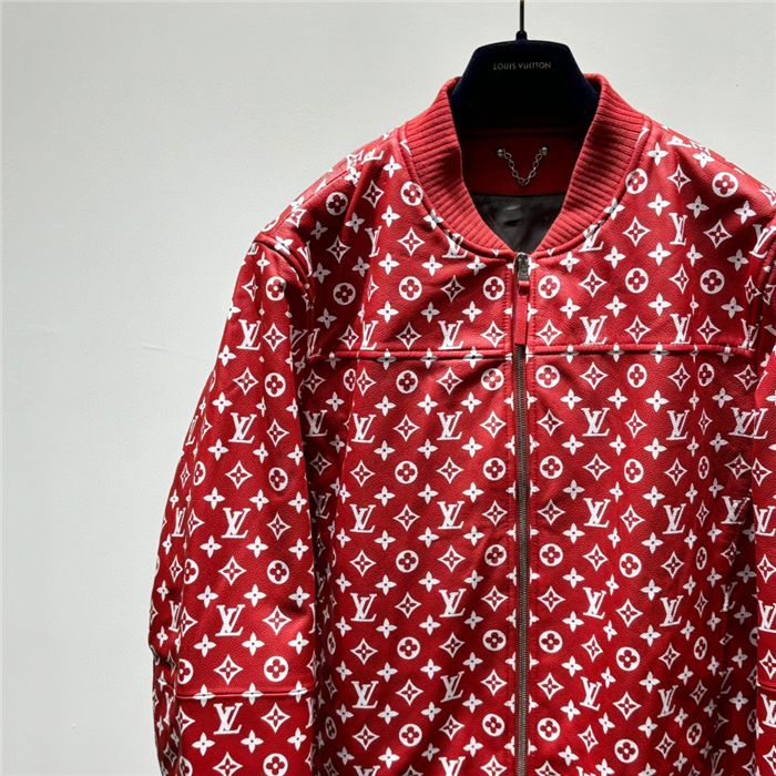 2023fw LV Real Leather Jacket Top Version - DEEPREPS