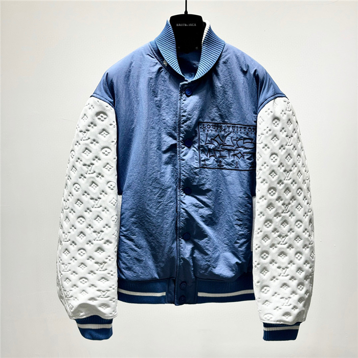 2023fw LV Real Leather Jacket Top Version - DEEPREPS
