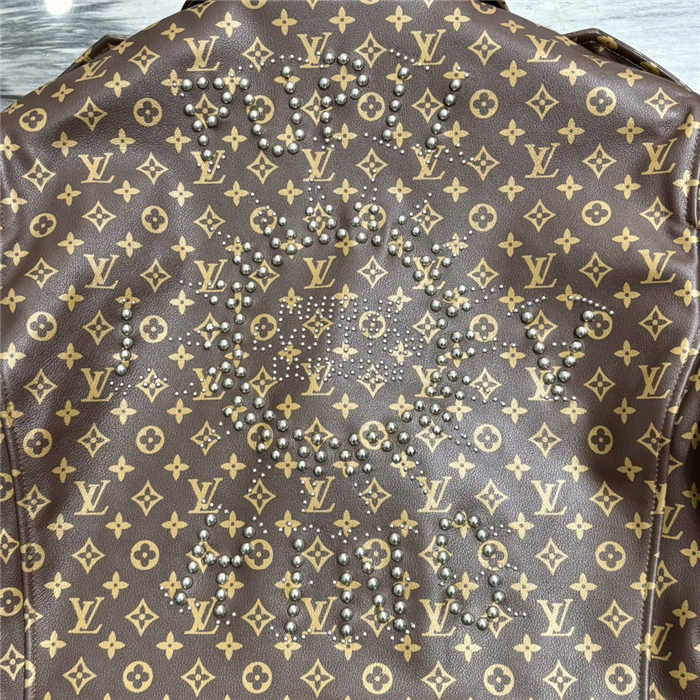 2023fw LV Real Leather Jacket Top Version - DEEPREPS