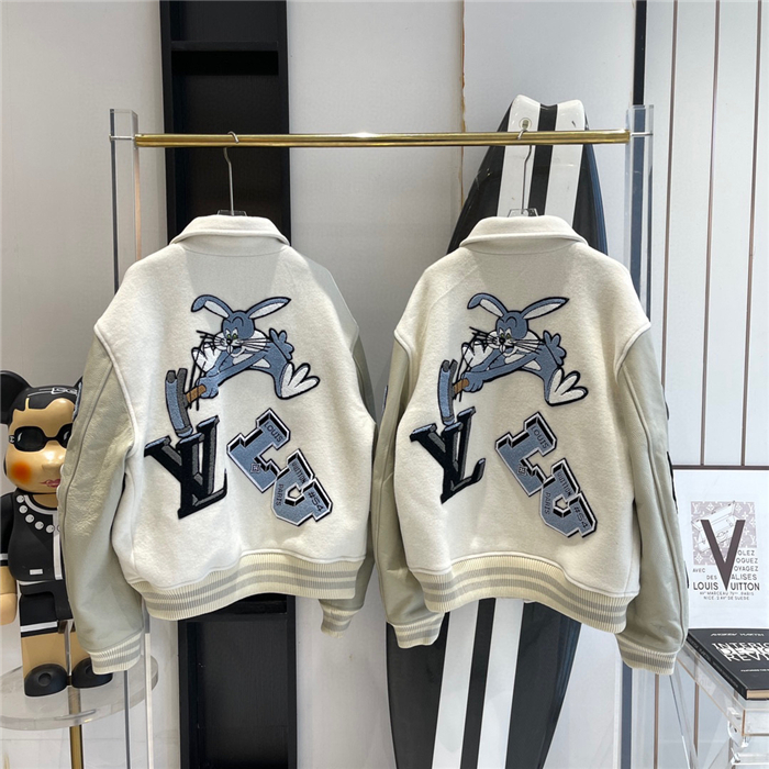 LV Real Leather Jacket Top Version - DEEPREPS