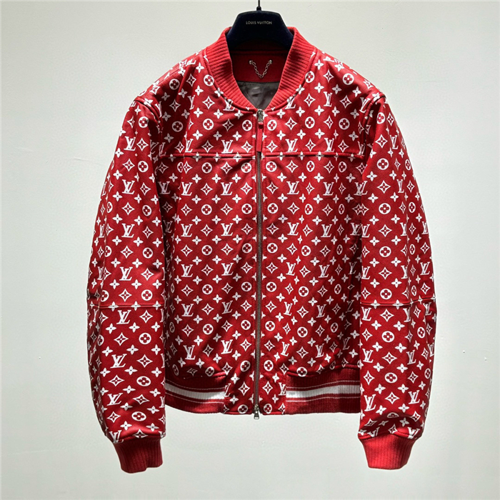 2023fw LV Real Leather Jacket Top Version - DEEPREPS