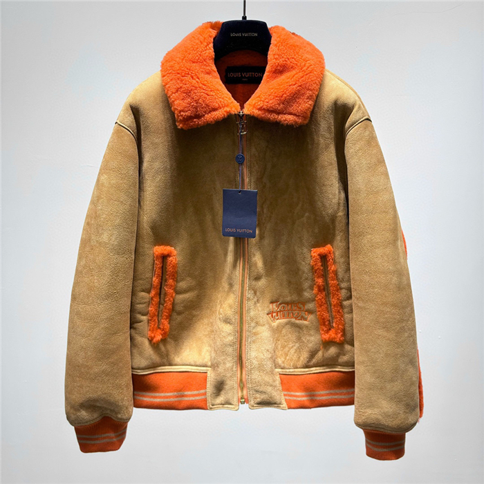 2023fw LV Real Leather Jacket Top Version - DEEPREPS