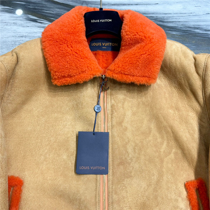 2023fw LV Real Leather Jacket Top Version - DEEPREPS