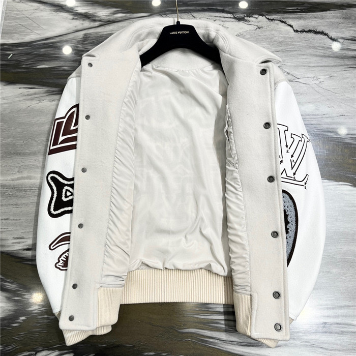 2023fw LV Real Leather Jacket Top Version - DEEPREPS