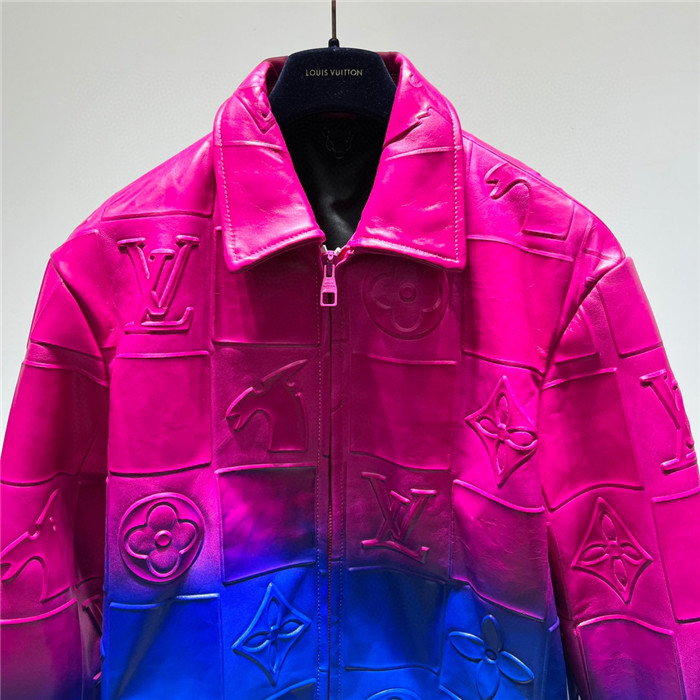 2023fw LV Real Leather Jacket Top Version - DEEPREPS