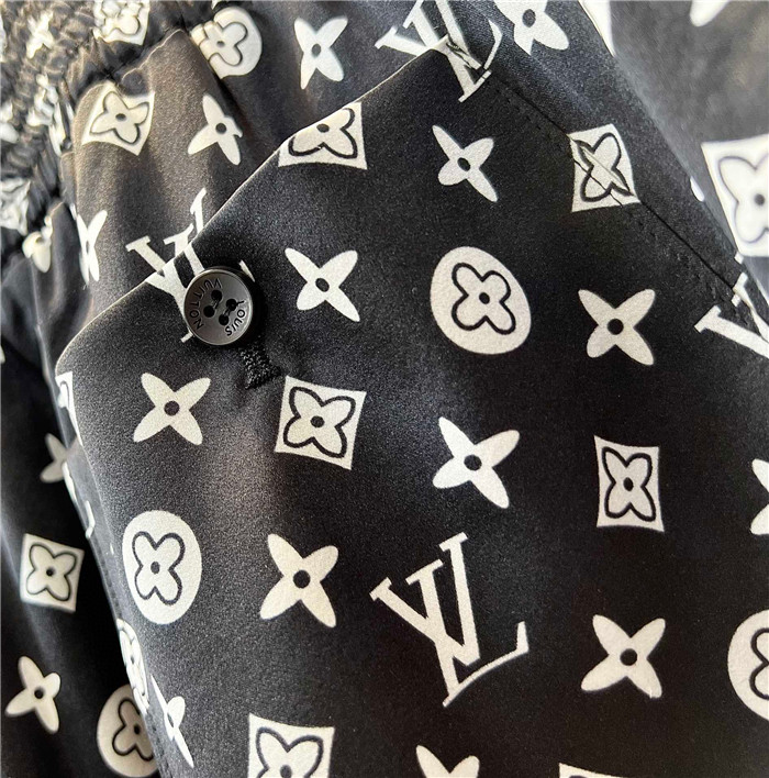 2023fw LV Silk Shirt Shorts Top Version - DEEPREPS
