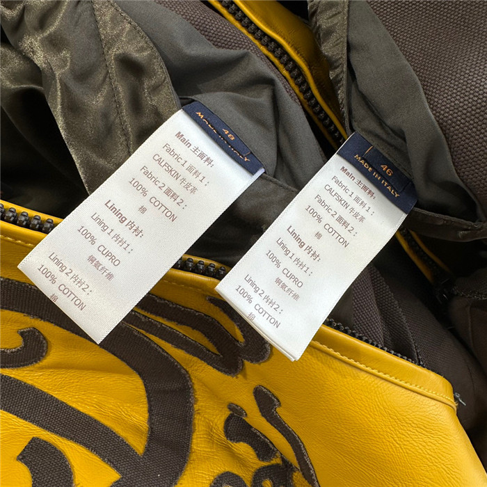 2023fw LV Real Leather Jacket Top Version - DEEPREPS