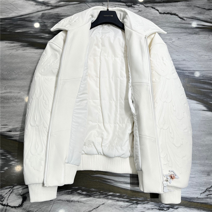 2023fw LV Real Leather Jacket Top Version - DEEPREPS