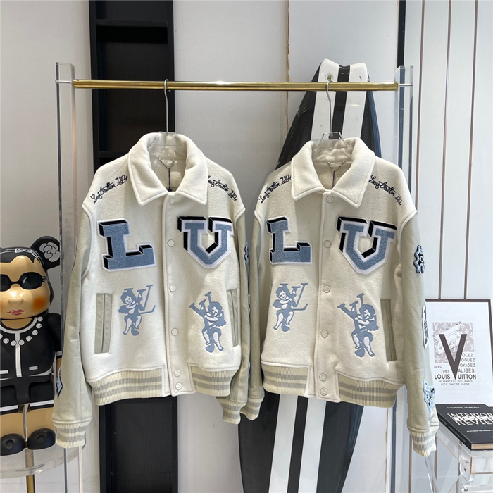LV Real Leather Jacket Top Version - DEEPREPS