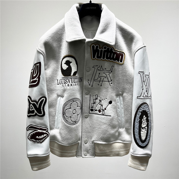 2023fw LV Real Leather Jacket Top Version - DEEPREPS