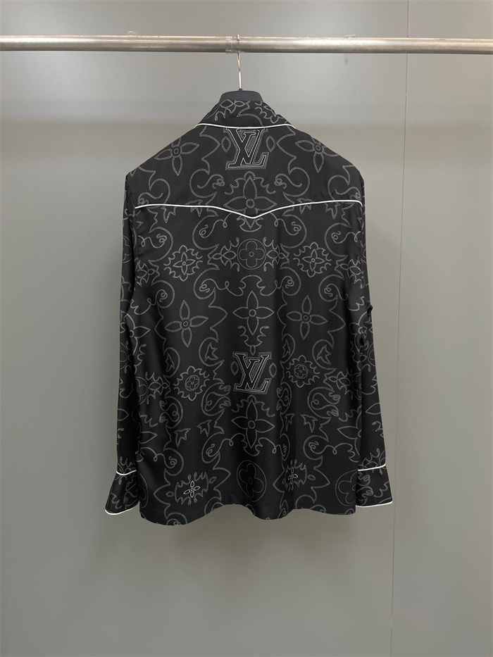 2024fw LV Silk Shirt Top Version - DEEPREPS