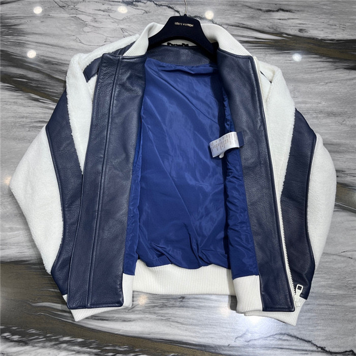 LV Real Leather Jacket Top Version - DEEPREPS