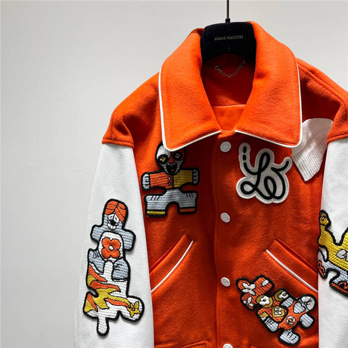2023fw LV Real Leather Jacket Top Version - DEEPREPS