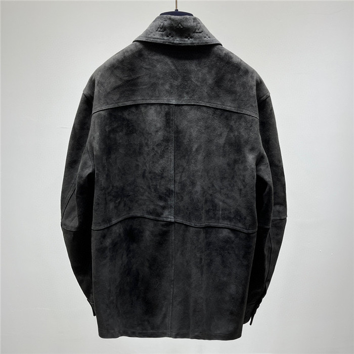 2023fw LV Real Leather Jacket Top Version - DEEPREPS