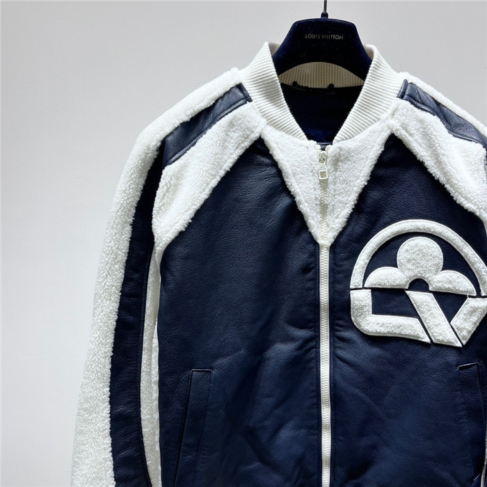 LV Real Leather Jacket Top Version - DEEPREPS