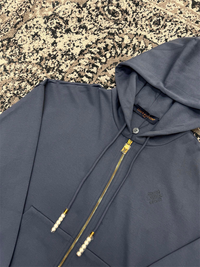 2024fw LV Zipper HoodiePants Top Version - DEEPREPS
