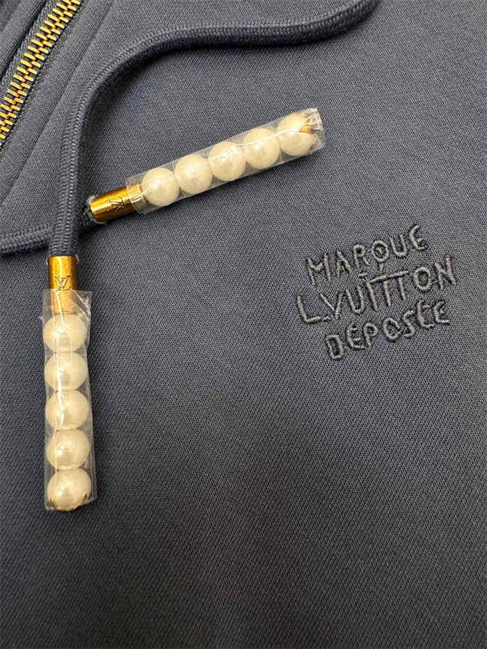 2024fw LV Zipper HoodiePants Top Version - DEEPREPS