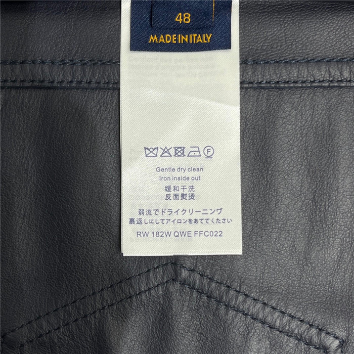 2023fw LV Real Leather Jacket Top Version - DEEPREPS