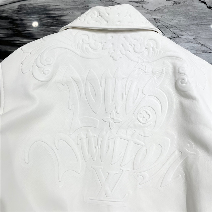 2023fw LV Real Leather Jacket Top Version - DEEPREPS
