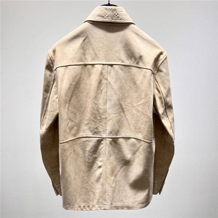 2023fw LV Real Leather Jacket Top Version - DEEPREPS