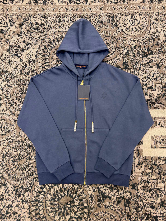 2024fw LV Zipper HoodiePants Top Version - DEEPREPS
