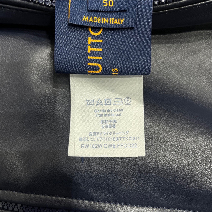 2023fw LV Real Leather Jacket Top Version - DEEPREPS