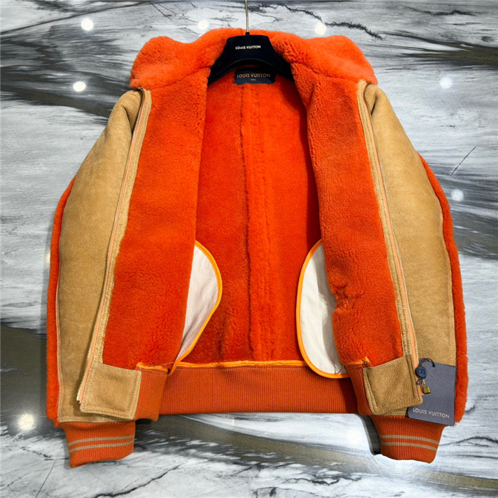 2023fw LV Real Leather Jacket Top Version - DEEPREPS