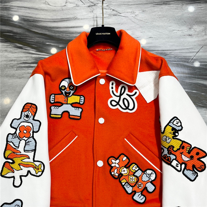 2023fw LV Real Leather Jacket Top Version - DEEPREPS