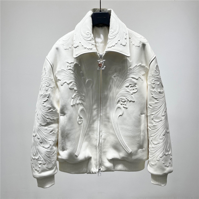 2023fw LV Real Leather Jacket Top Version - DEEPREPS
