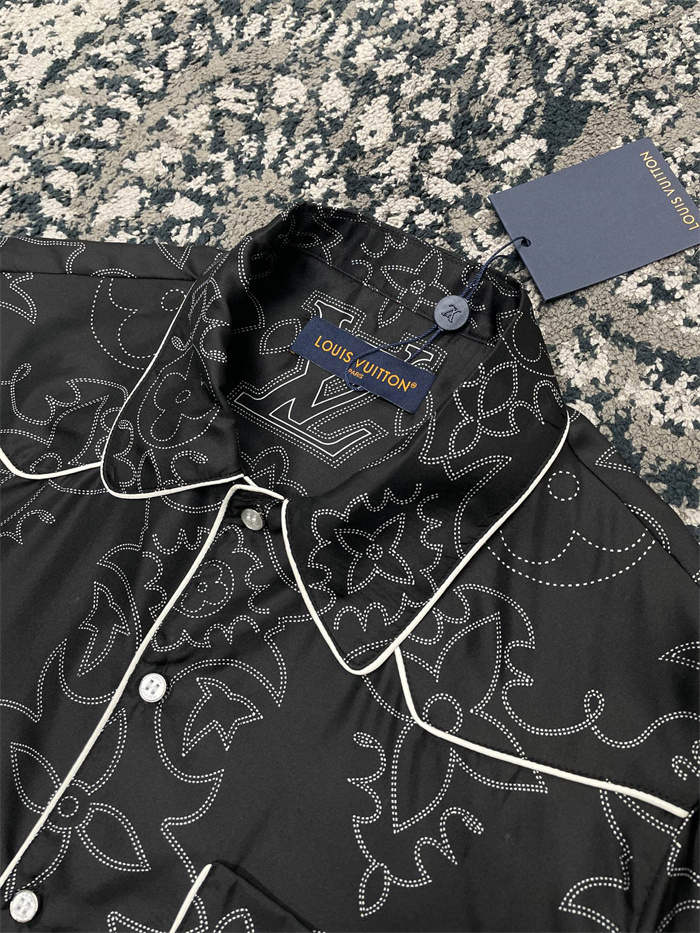 2024fw LV Silk Shirt Top Version - DEEPREPS