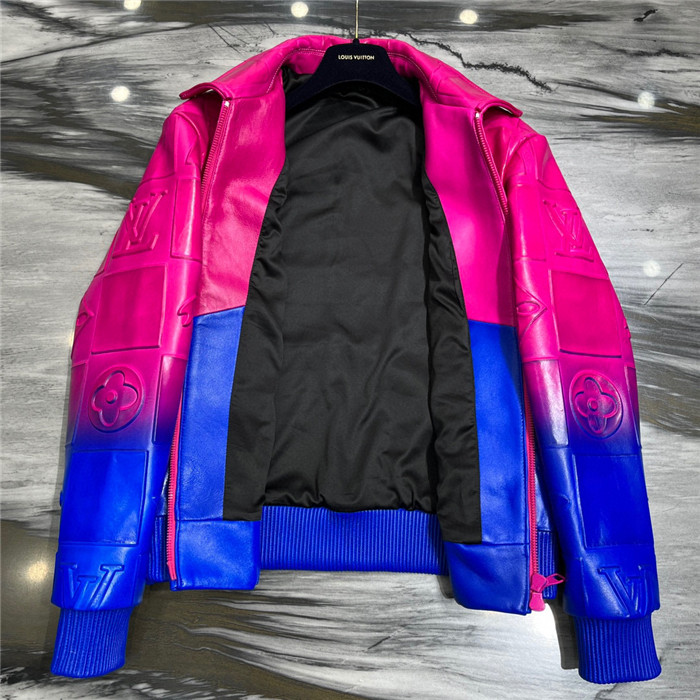 2023fw LV Real Leather Jacket Top Version - DEEPREPS