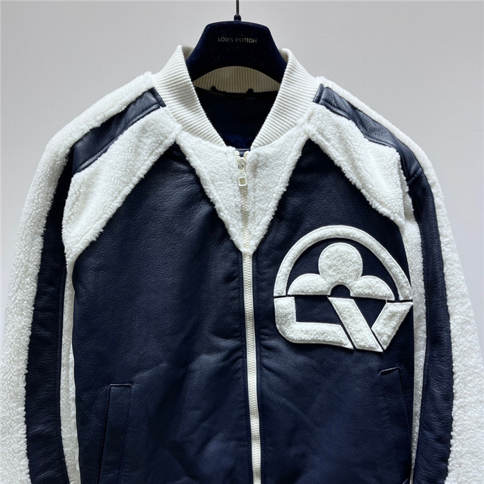 LV Real Leather Jacket Top Version - DEEPREPS