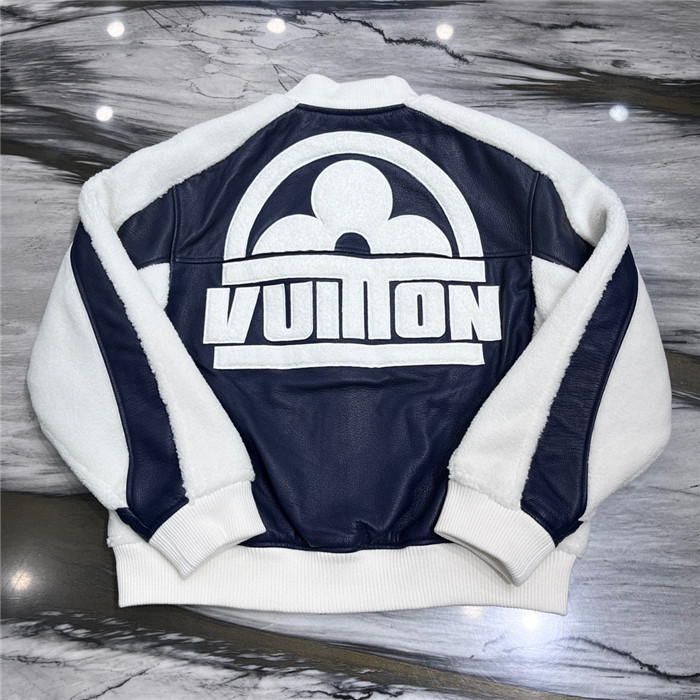 LV Real Leather Jacket Top Version - DEEPREPS